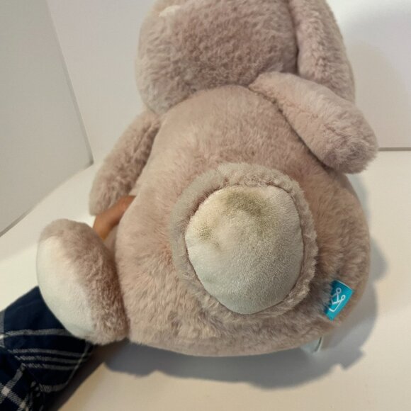 Manhattan Toy Company 11" Pink Chubby Plush Easter Bunny Lop Ear Rabbit 2018 - Picture 14 of 16